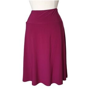Women's Skirt Classic Knee Length Flared Lightweight Stretch Skirt Large NWOT